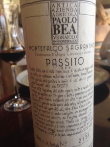 Montefalco Sagrantino 2006 Passito by Paolo Bea