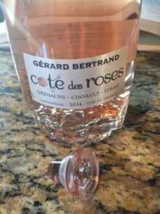 Gerard Bertrand, Cote des Roses, made with grenache, syrah and cinsaut.